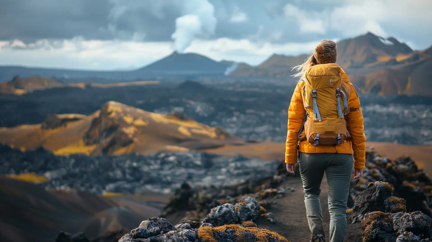 A Journey Through Volcanic Landscapes on Foot