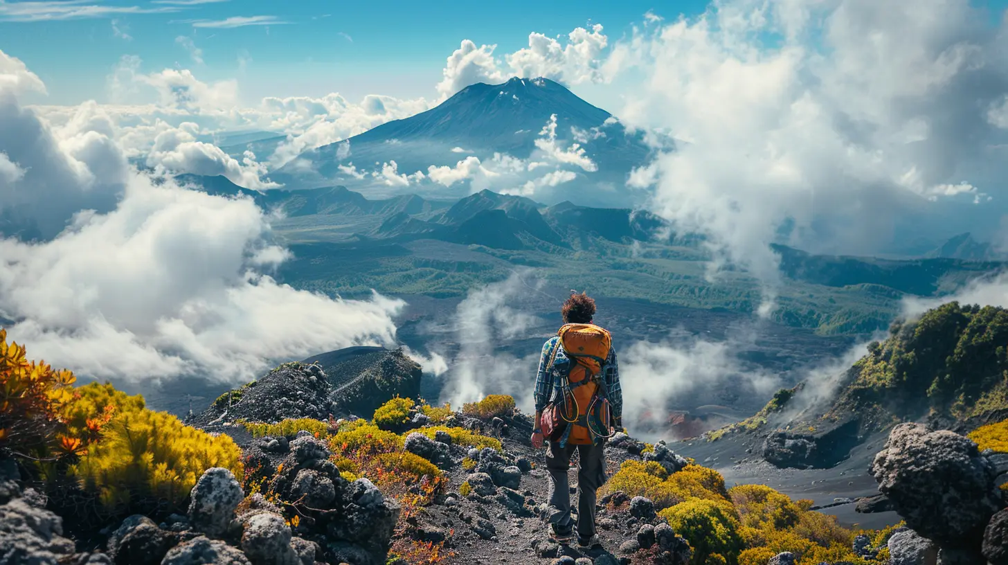 A Journey Through Volcanic Landscapes on Foot