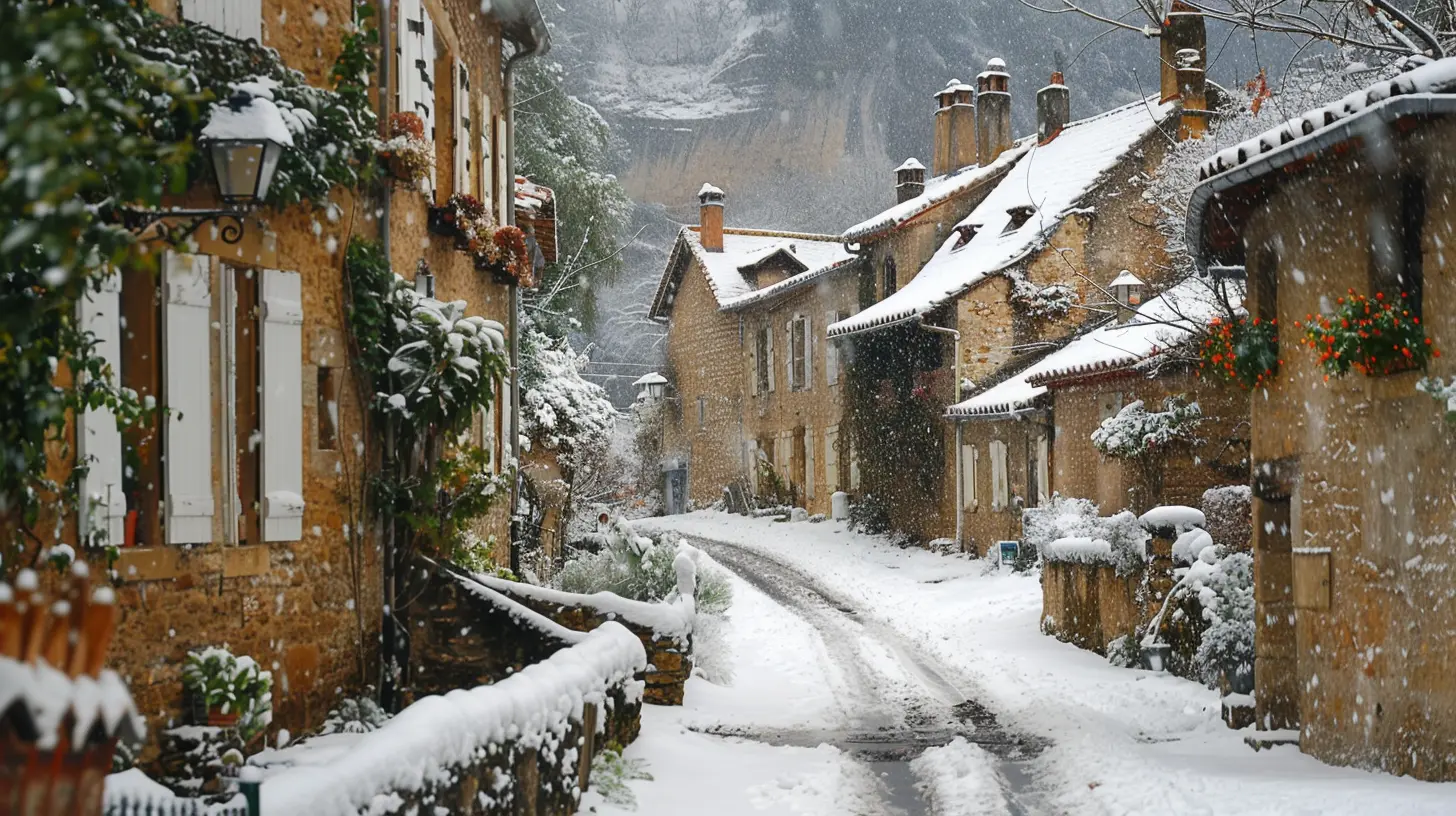 A Snowy Retreat in the Enchanting Villages of France
