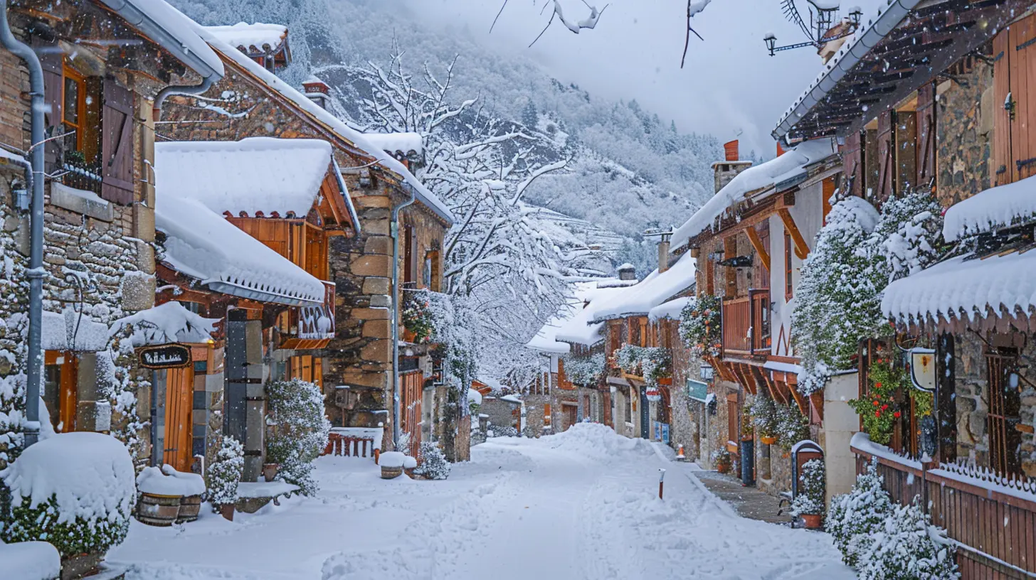 A Snowy Retreat in the Enchanting Villages of France