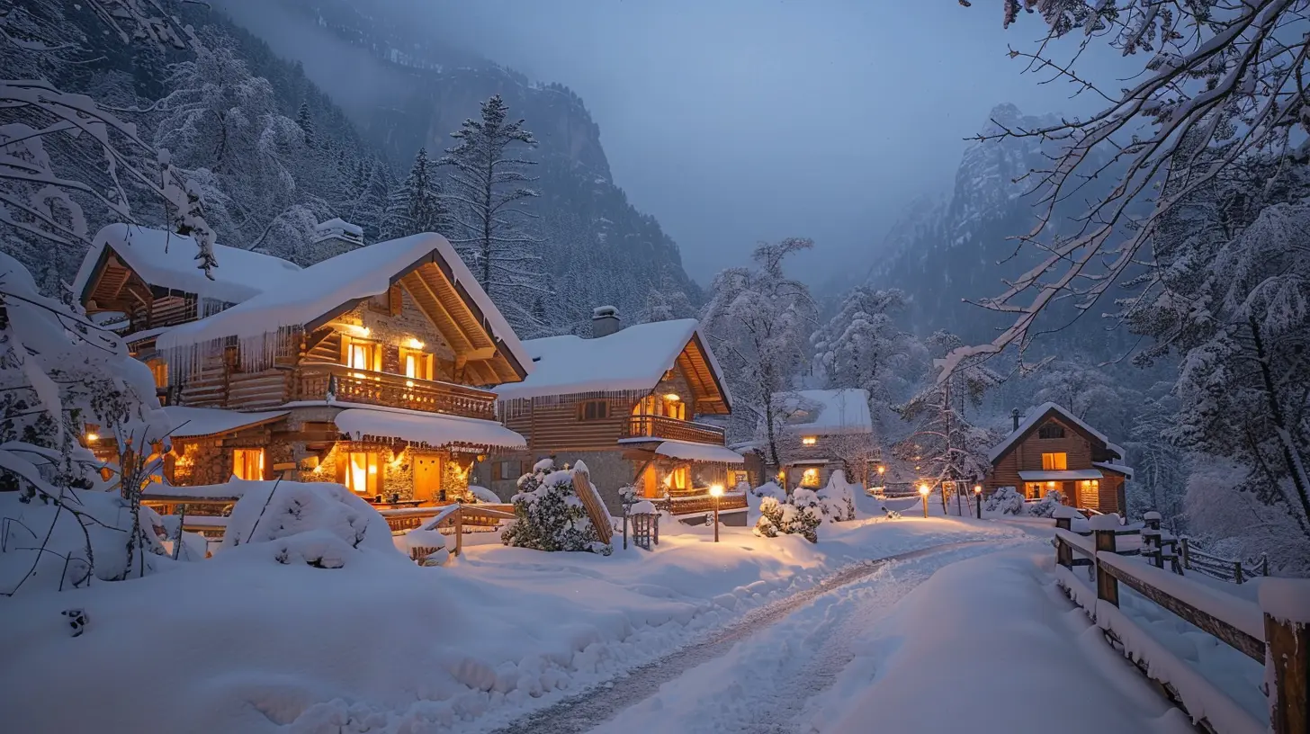 Cozy Cabins and Pristine Snow: Winter in the Alps