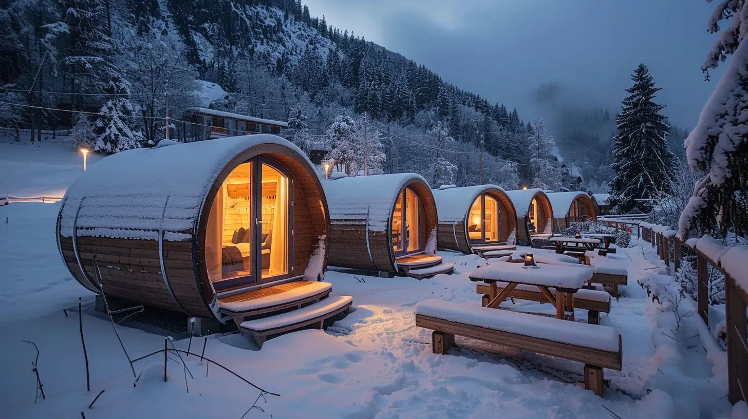 Cozy Cabins and Pristine Snow: Winter in the Alps
