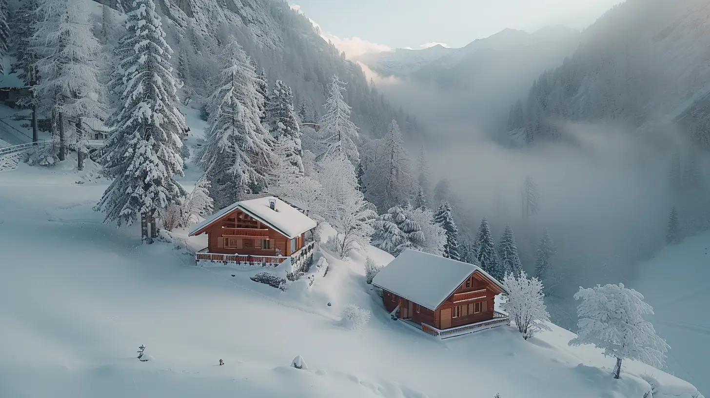 Cozy Cabins and Pristine Snow: Winter in the Alps