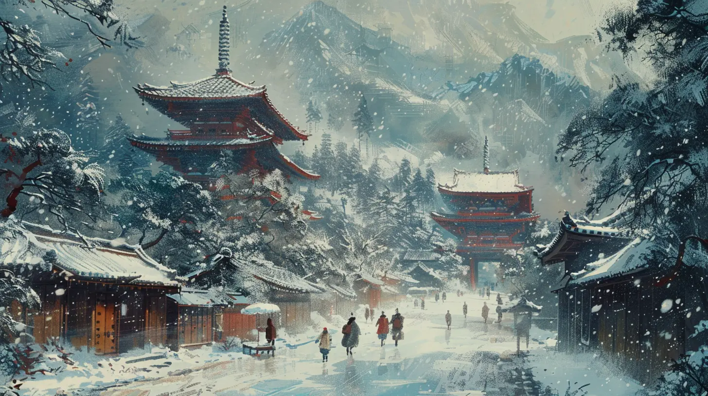 Escape to the Stillness of Japan’s Snow-Capped Temples
