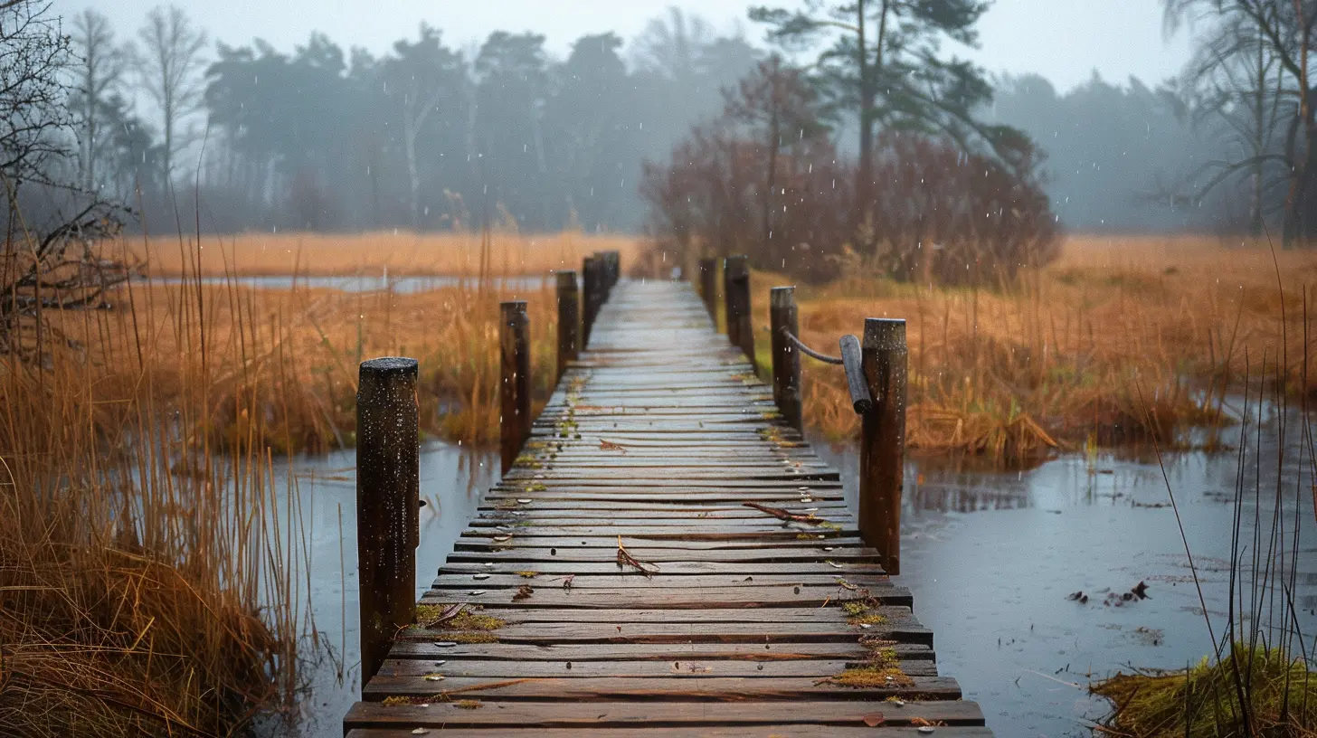 Explore Marshland Paths on an Elevated Hiking Experience