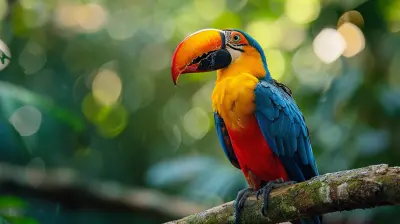 Birdwatching in Tropical Rainforest Wonders