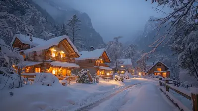 Cozy Cabins and Pristine Snow: Winter in the Alps
