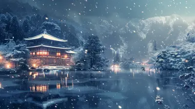 Escape to the Stillness of Japan’s Snow-Capped Temples