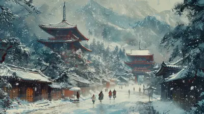 Escape to the Stillness of Japan’s Snow-Capped Temples