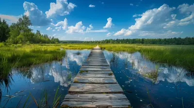 Explore Marshland Paths on an Elevated Hiking Experience